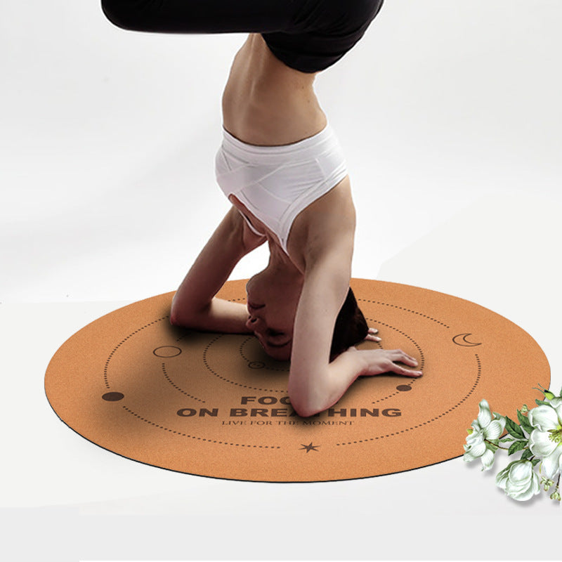 Cork Natural Rubber Meditation Mat Meditation