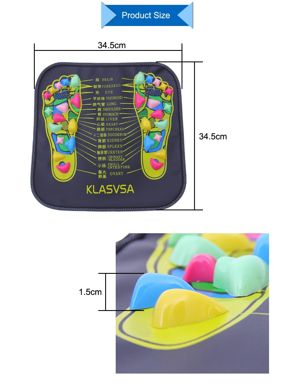 VitalSteps Reflexology Wellness Mat